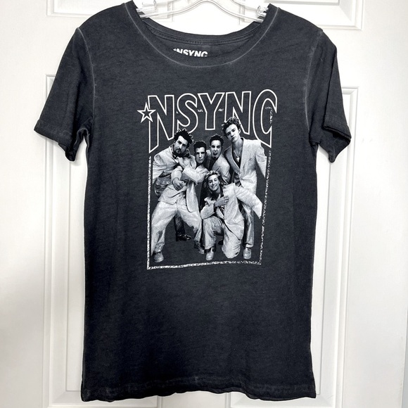 NWOT NSYNC Crewneck Graphic Band Tee XS 90s Y2K - Picture 2 of 9